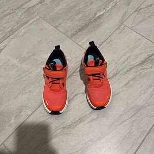 On Running Kids Bright Orange Sneakers